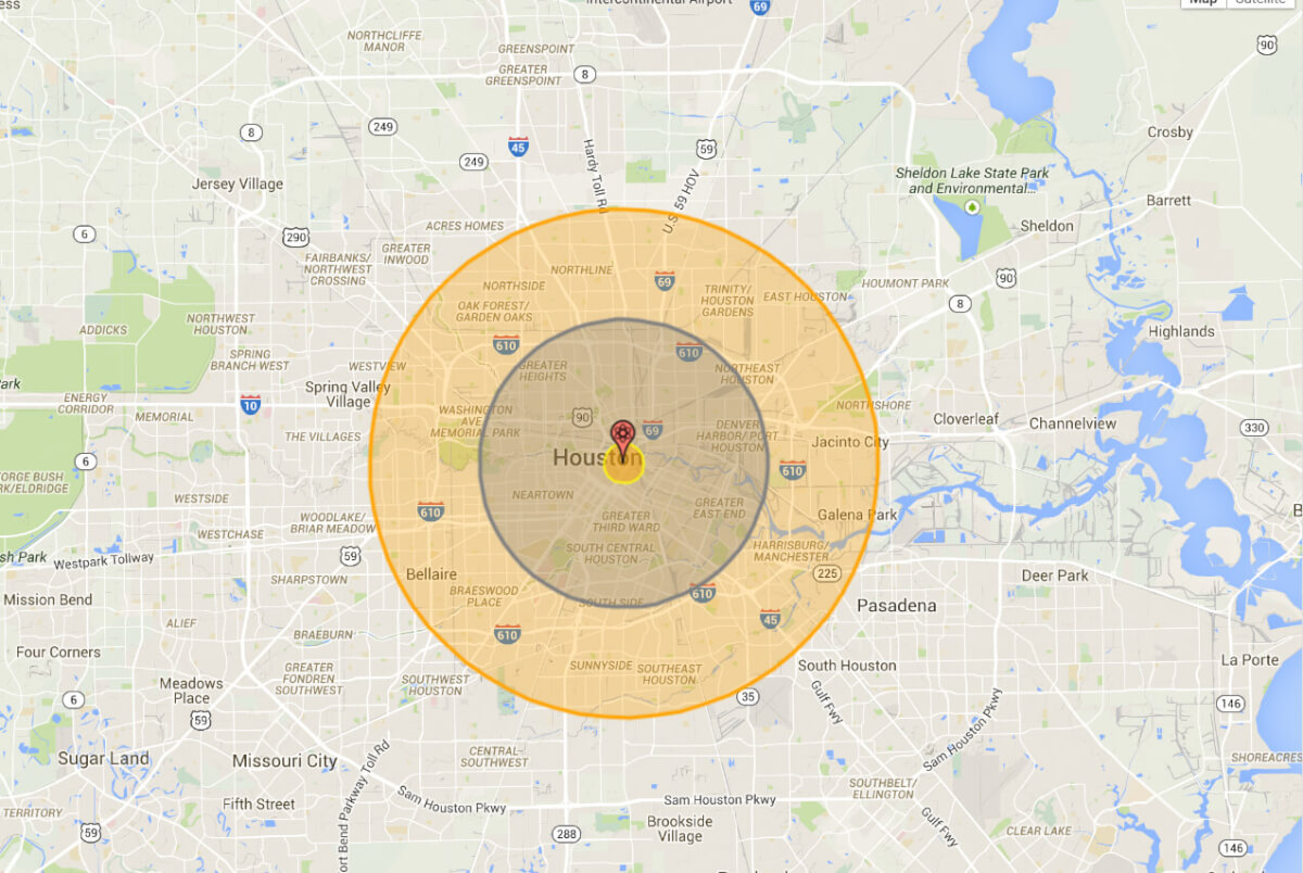 The Nukemap An Interactive Map With Nuclear Weapons Effects Data ...